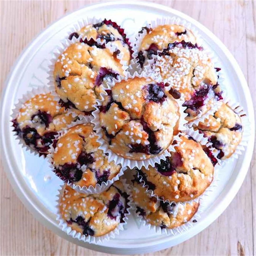Cheffy blueberry muffins