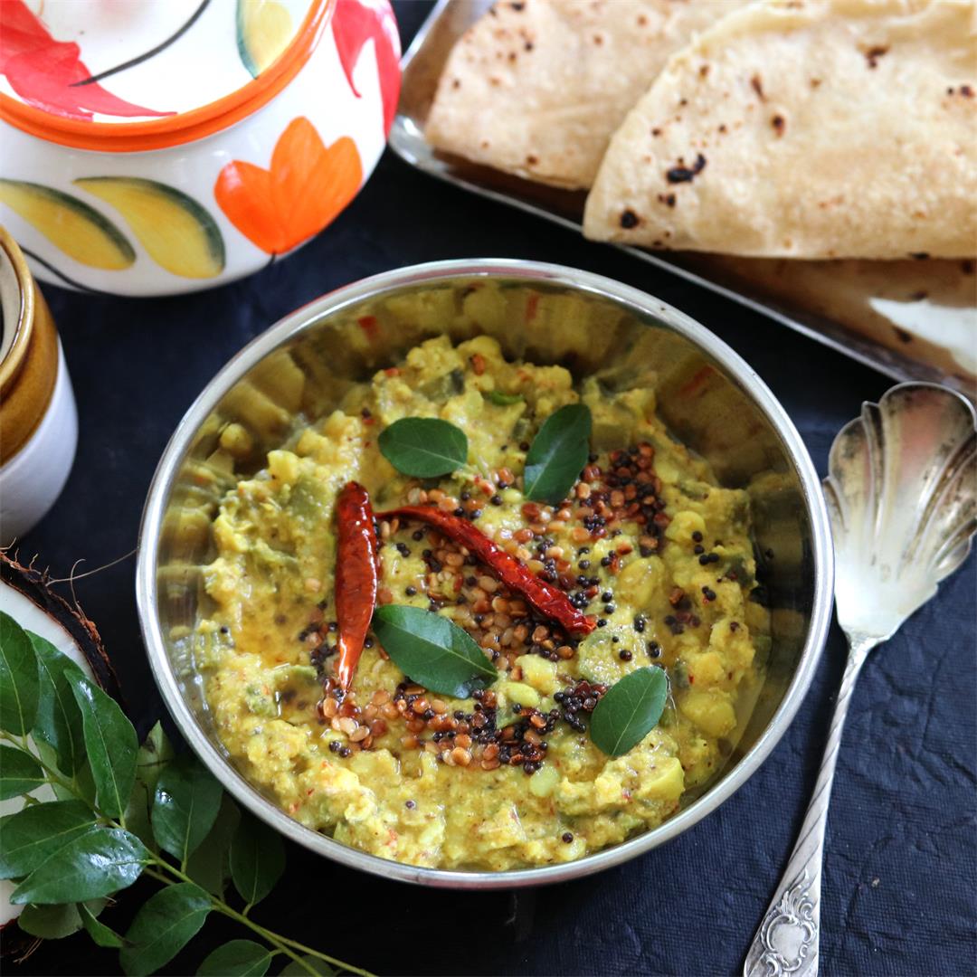 South Indian Broad Beans Vegan Curry
