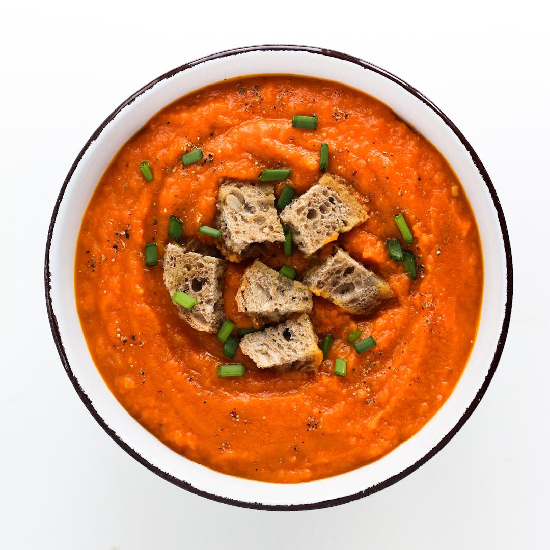 Spicy Roast Pumpkin soup - healthy & delicious