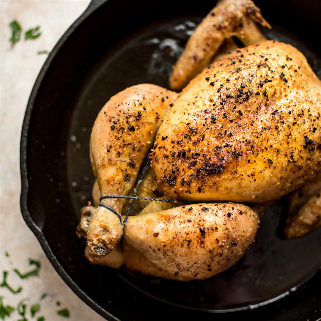 Skillet Roasted Chicken Recipe