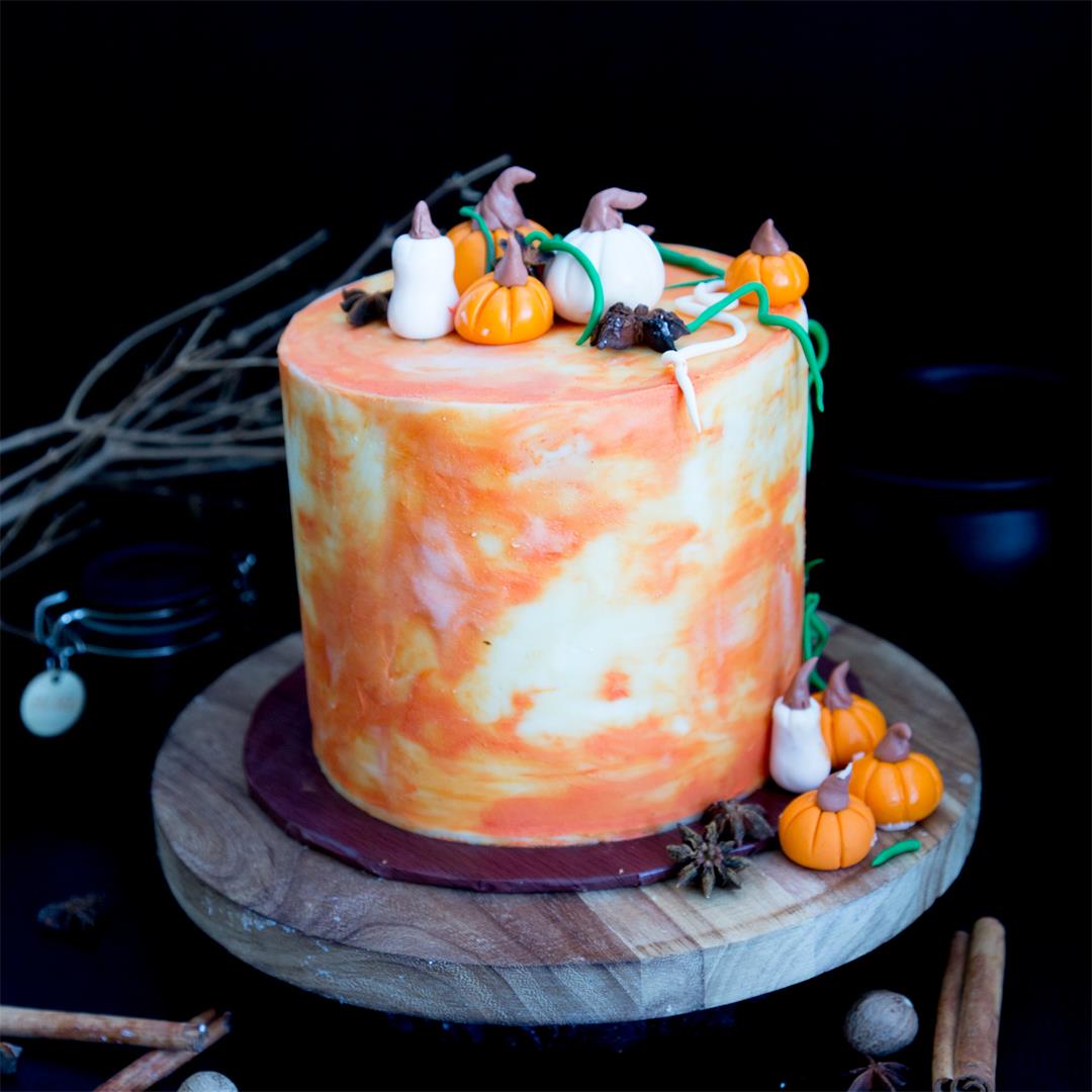Pumpkin Cream Cake