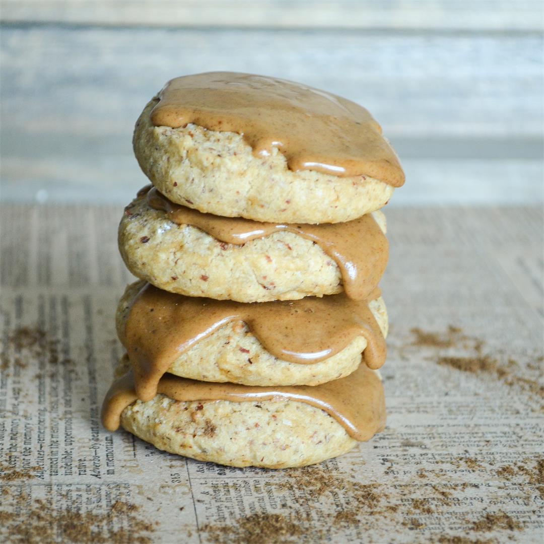 Soft Sugar Cookies with Spiced Maple Frosting - Gluten Free