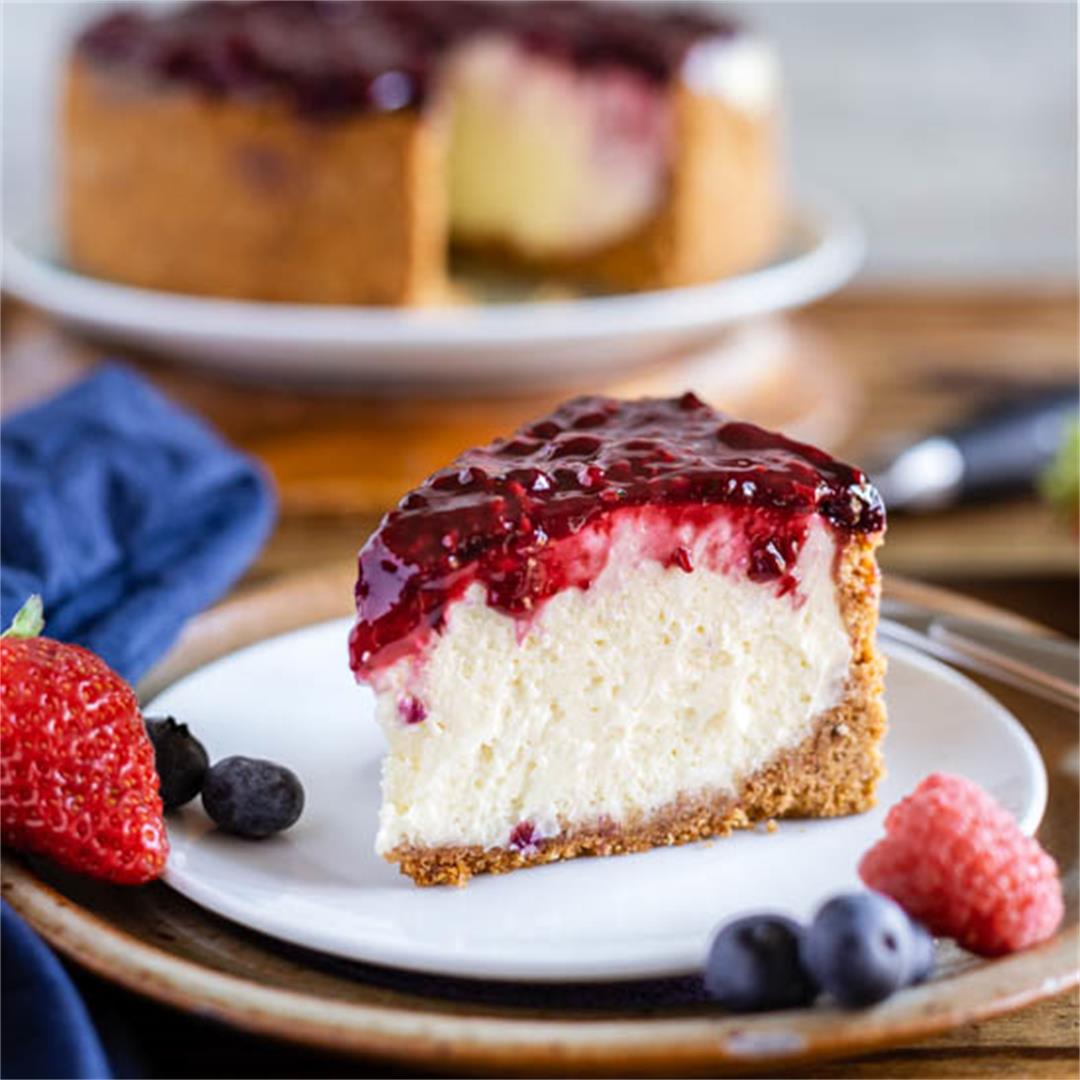 Instant Pot Cheesecake with Berry Topping