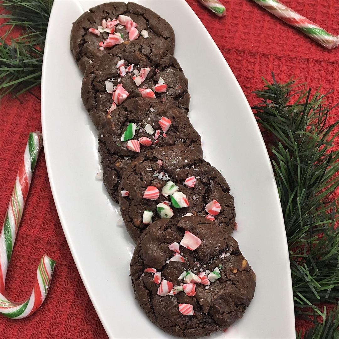 Brownie Peppermint Cookies – Refined Sugar Free