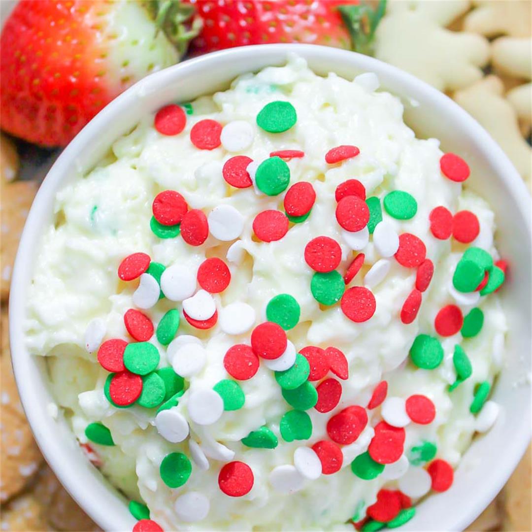 Cake Batter Dip with Cream Cheese
