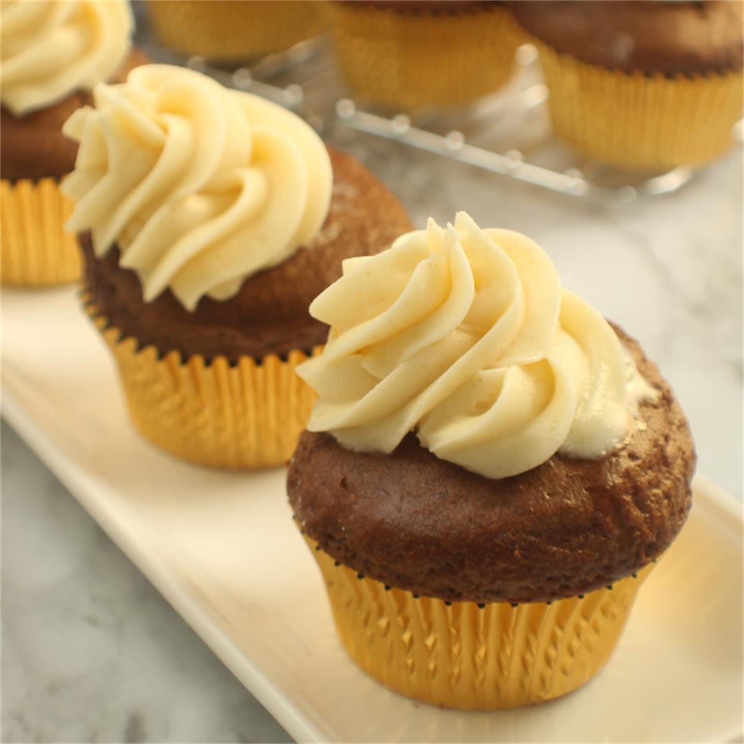 Ginger Chocolate Cupcakes