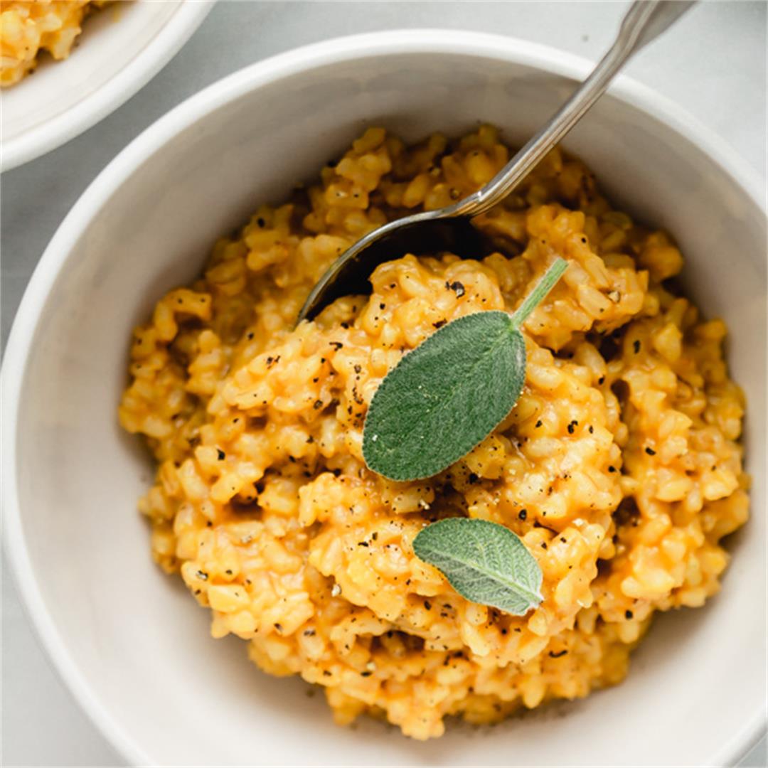 Date Night Roasted Butternut Squash Risotto