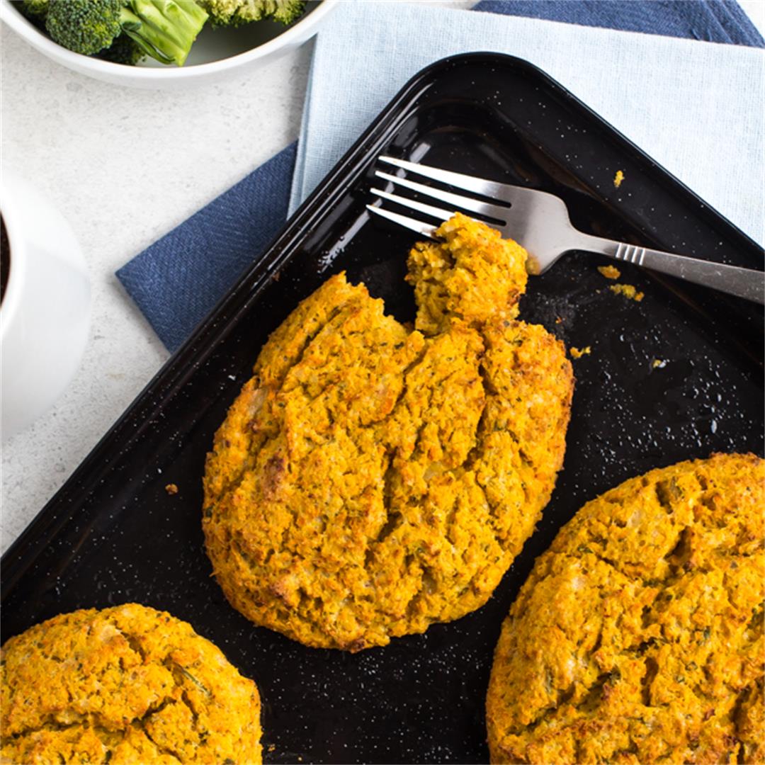 Carrot and white bean veggie cutlets