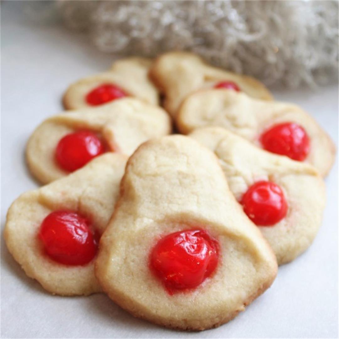 Cherry Bell Cookies