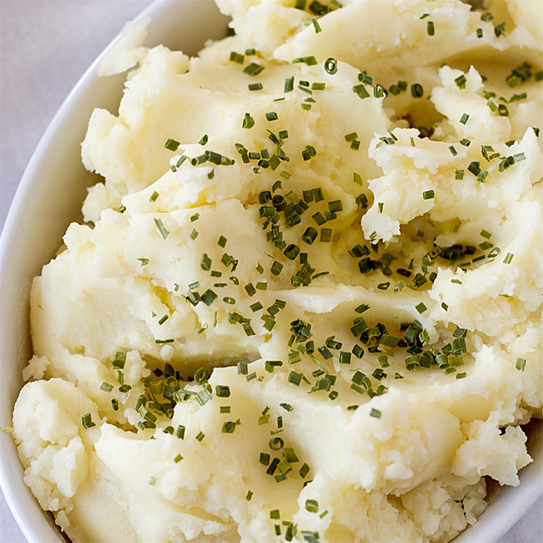 Homemade Garlic Mashed Potatoes