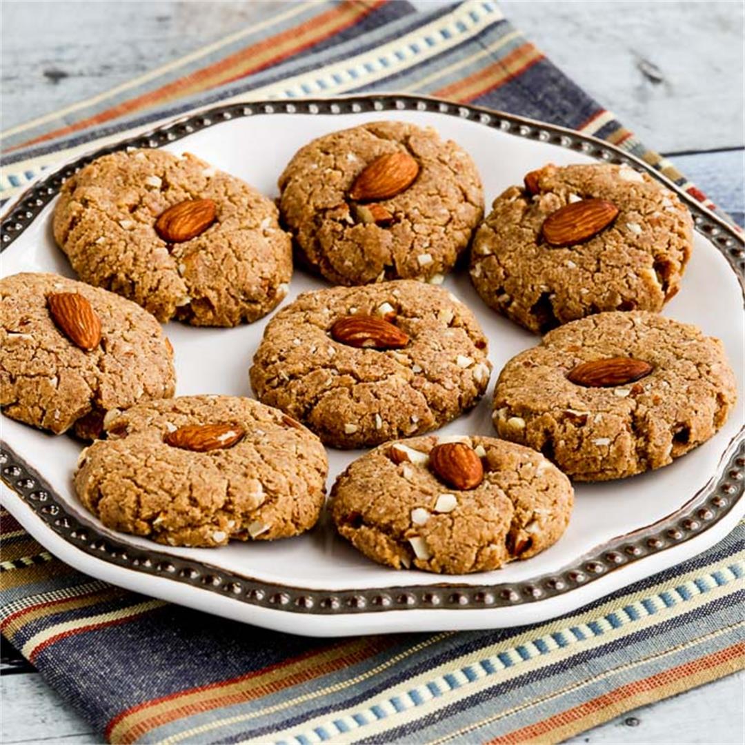 Sugar-Free Gluten-Free Triple Almond Cookies