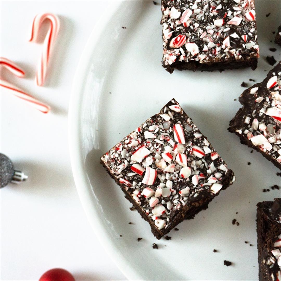 Three Layer Peppermint Brownies