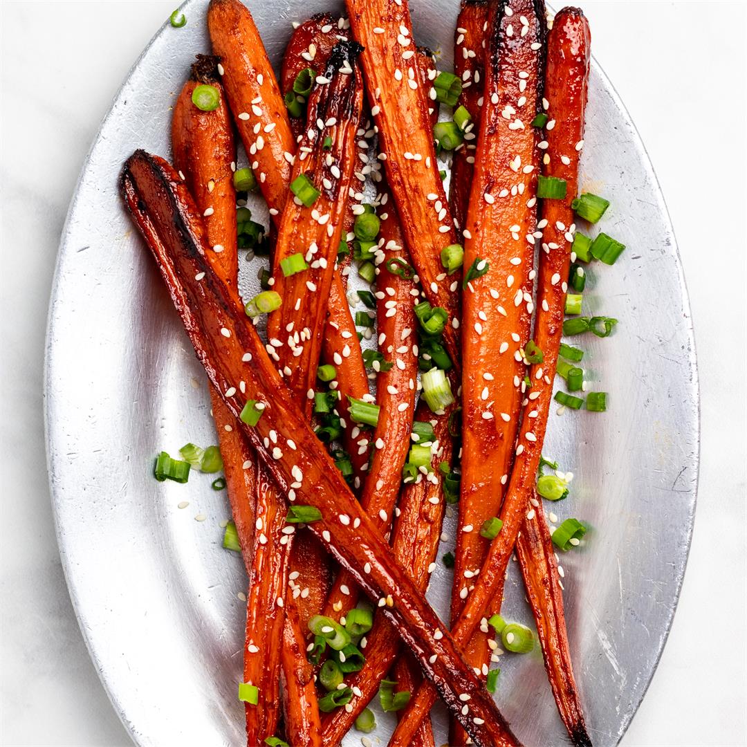 Gochujang Roasted Carrots