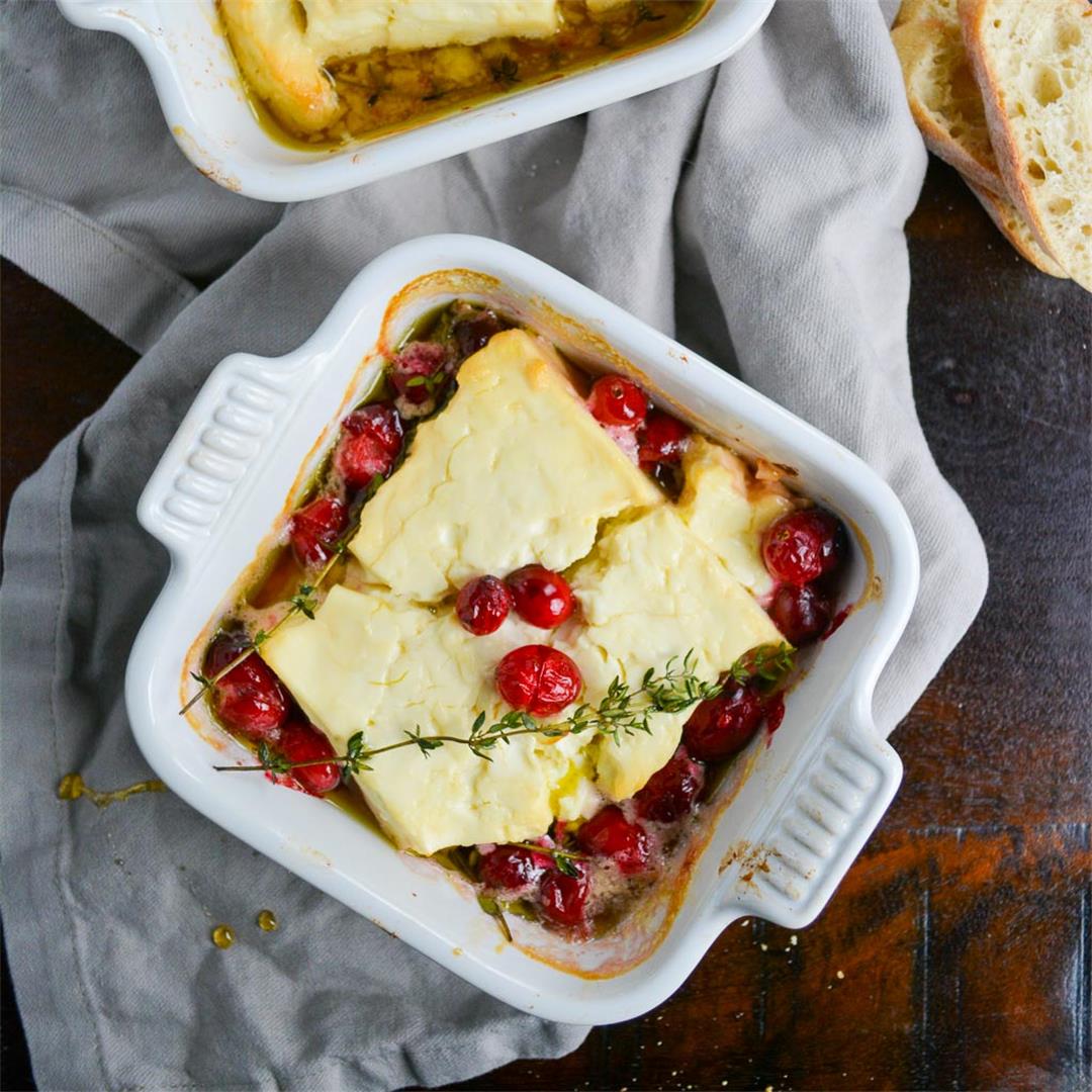 Baked Feta with Honey and Herbs