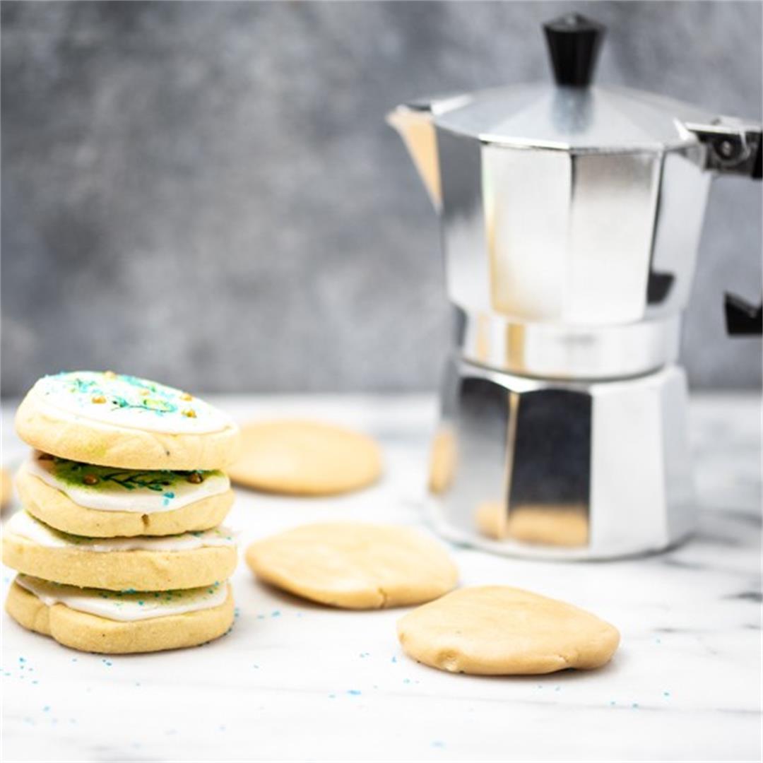 Melting Moment Cookies with Royal icing