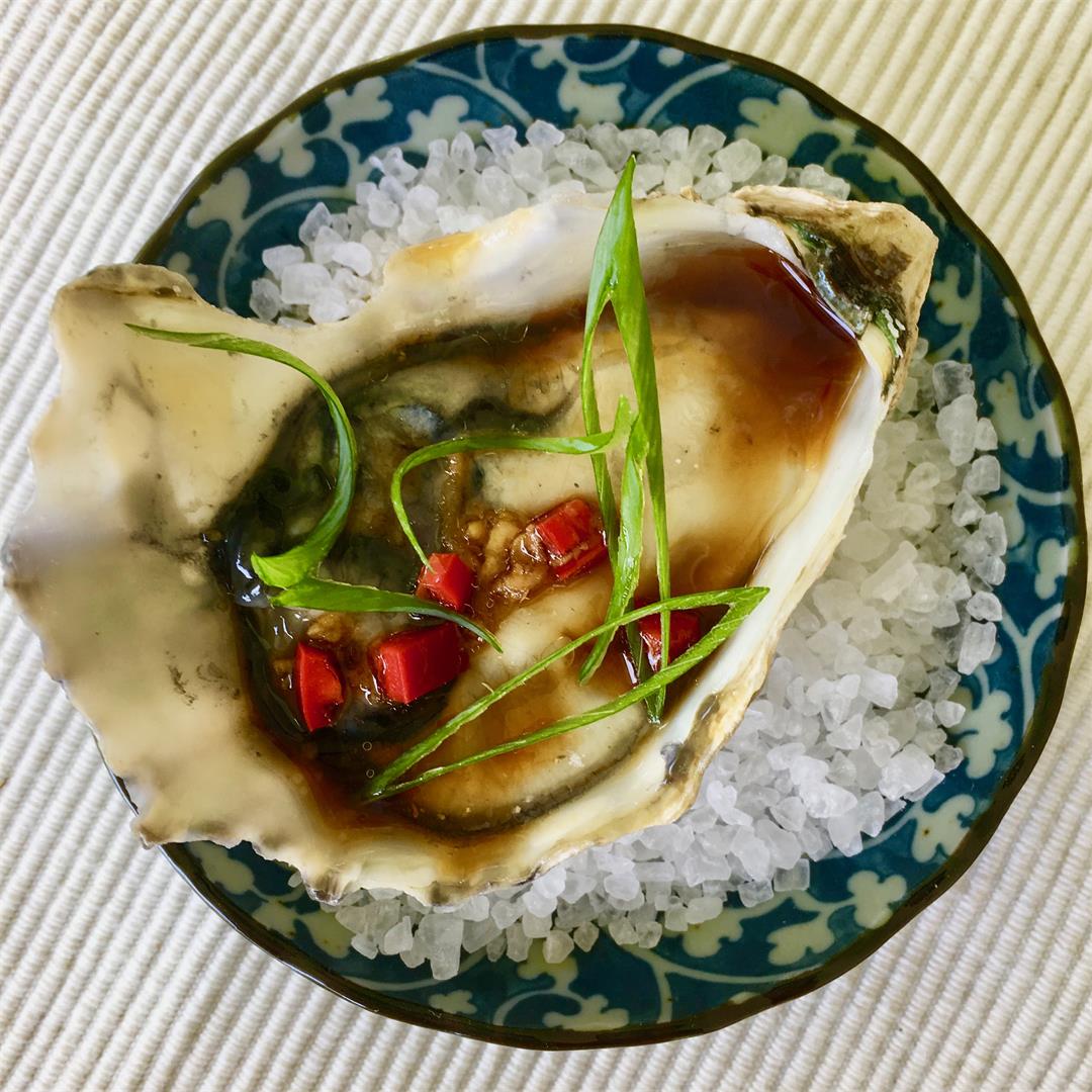 Asian Dressed Oysters