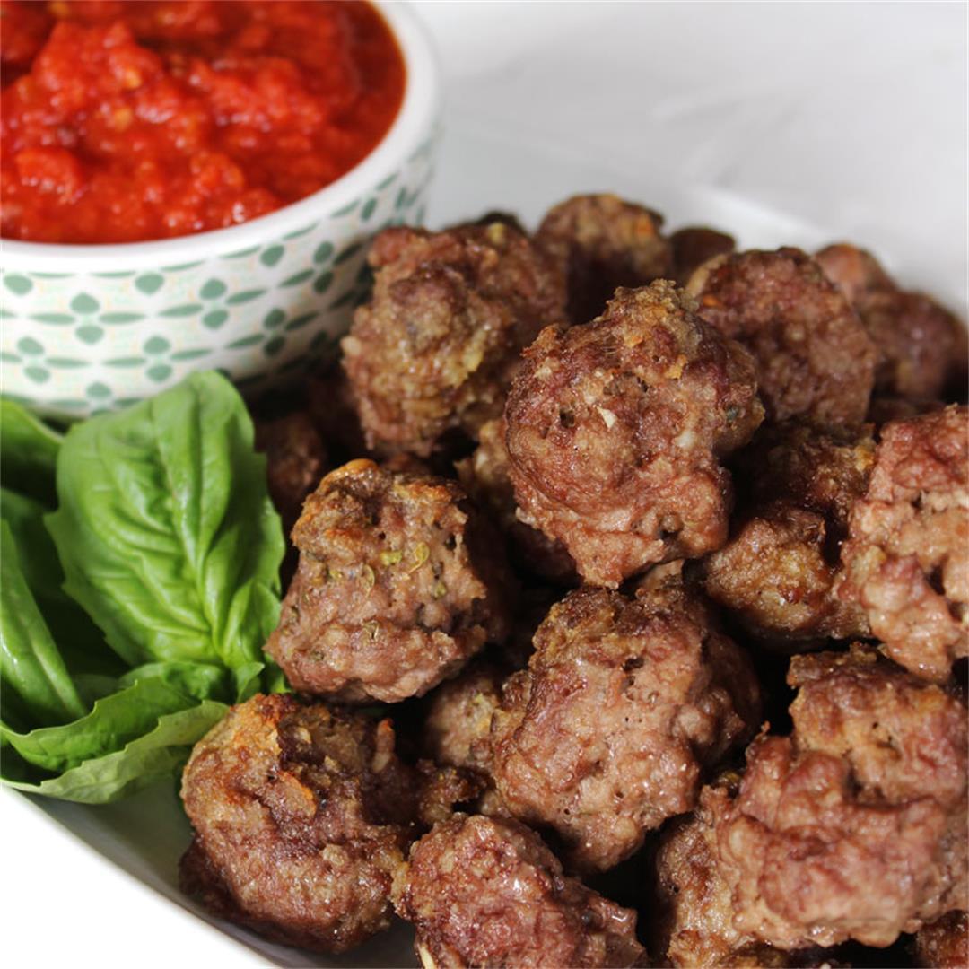 Easy Baked Pantry Meatballs