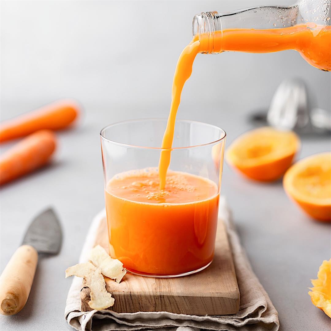 Orange, Carrot & Ginger Juice