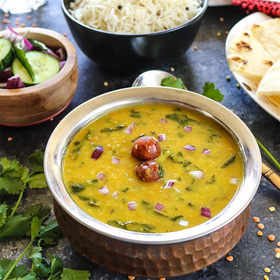 Instant Pot Spinach Dal