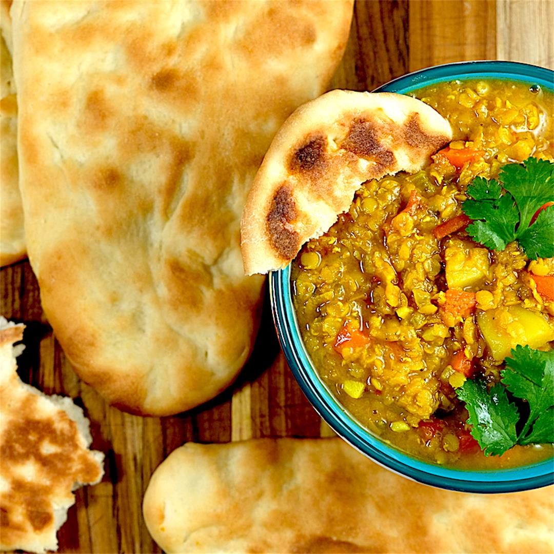 Dhal and Naan