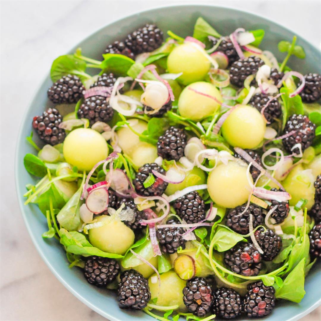 Honeydew Blackberry Salad