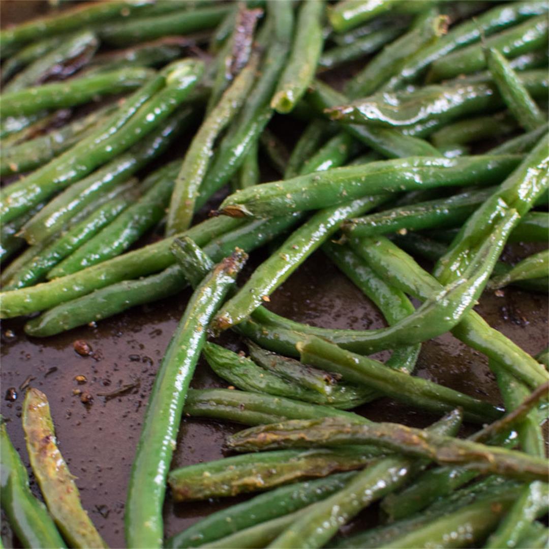 Easy Roasted Green Beans