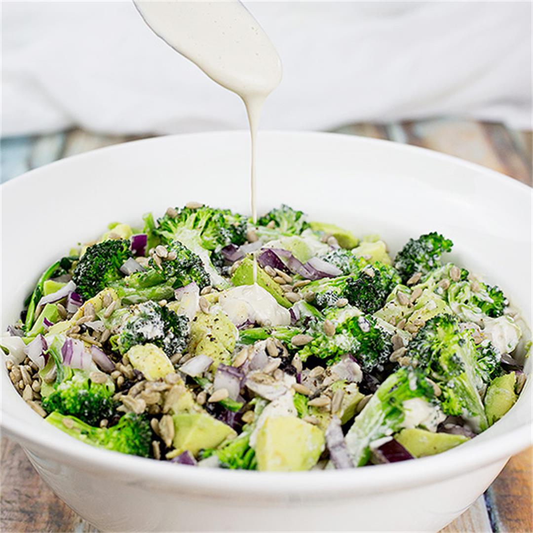 Healthy Broccoli Salad  (No Mayo - Dairy Free & Paleo)