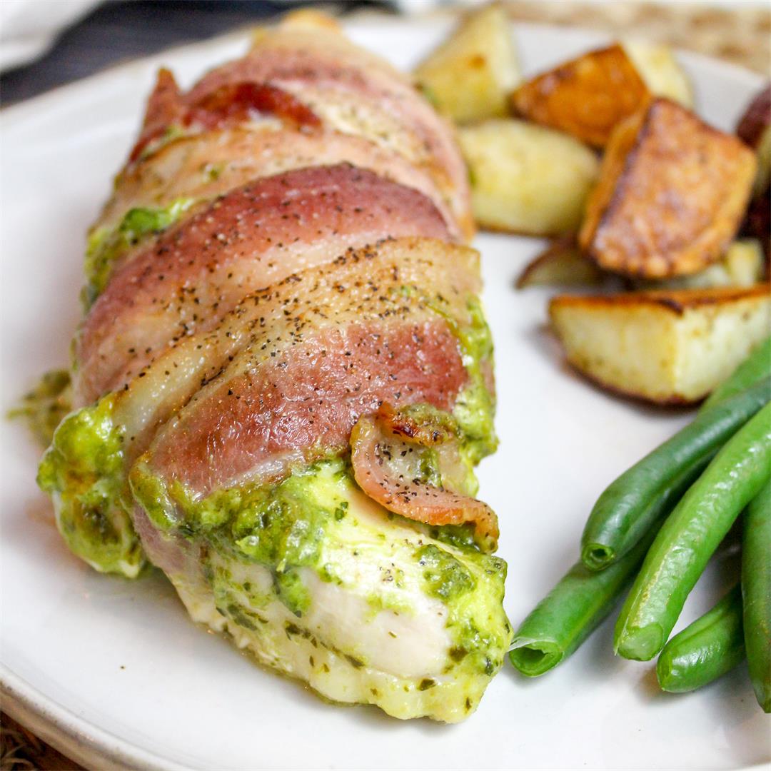 Blue Cheese and Spinach Stuffed Chicken