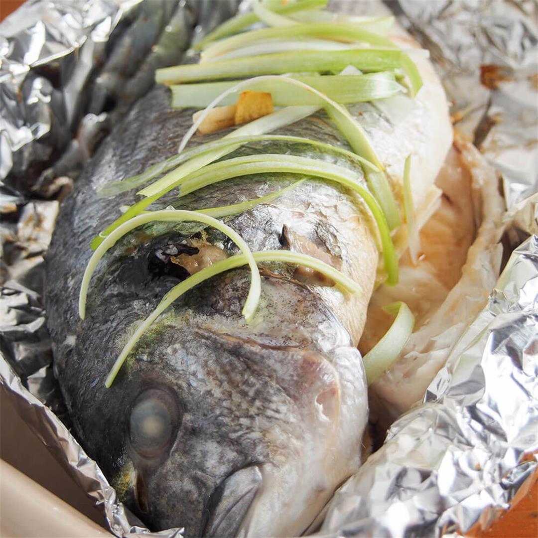Chinese oven steamed fish