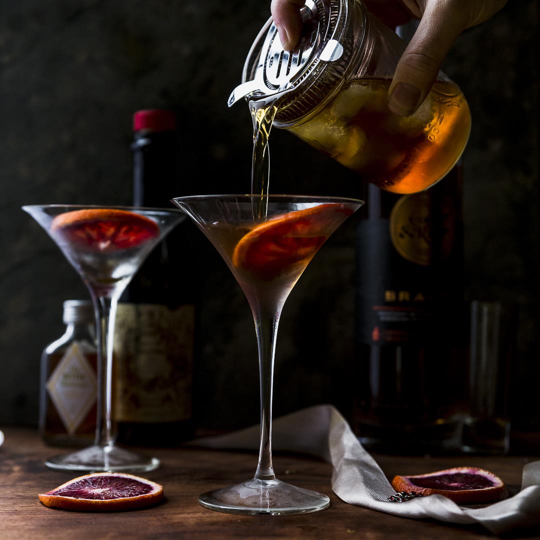 brandy manhattan cocktails for two