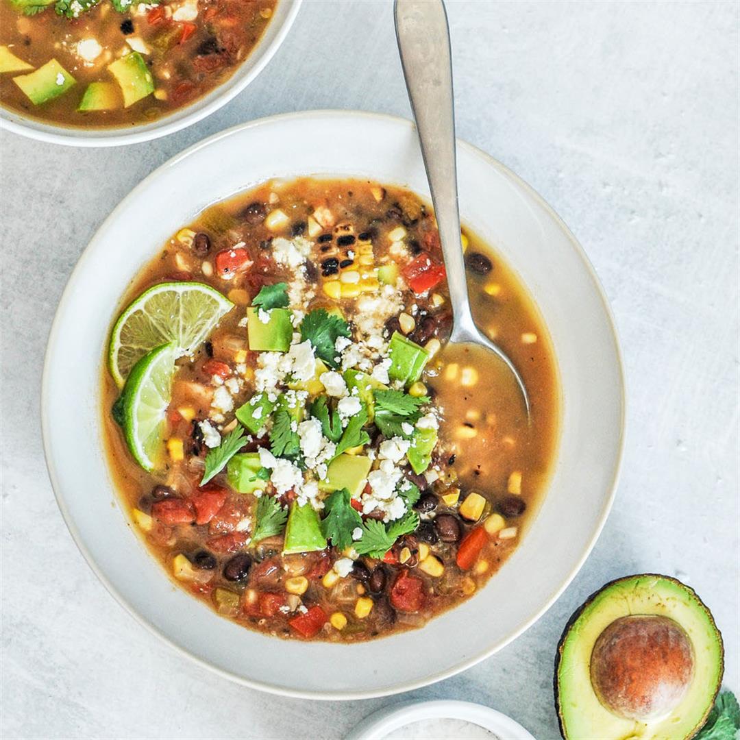 Awesome Mexican Veggie Soup