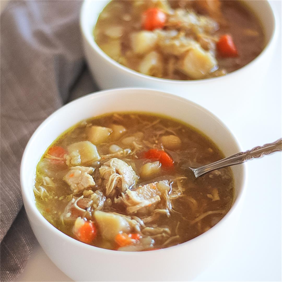 Healthy Chicken Potato Soup