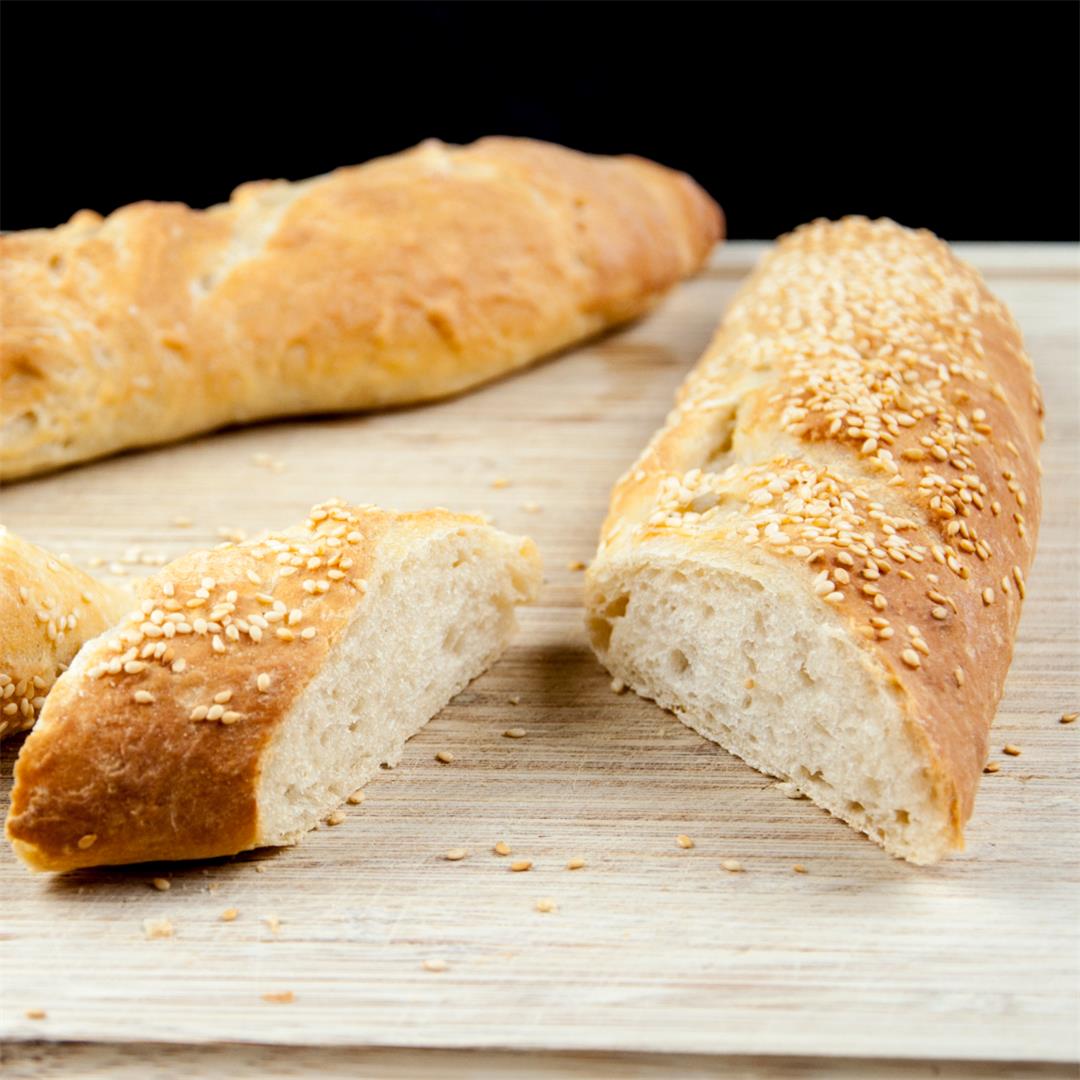 Freshly Baked French Baguettes