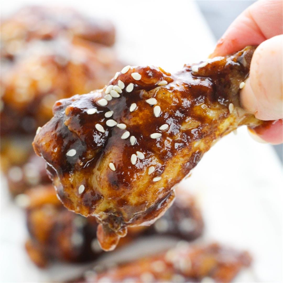Chocolate Stout Chicken Wings