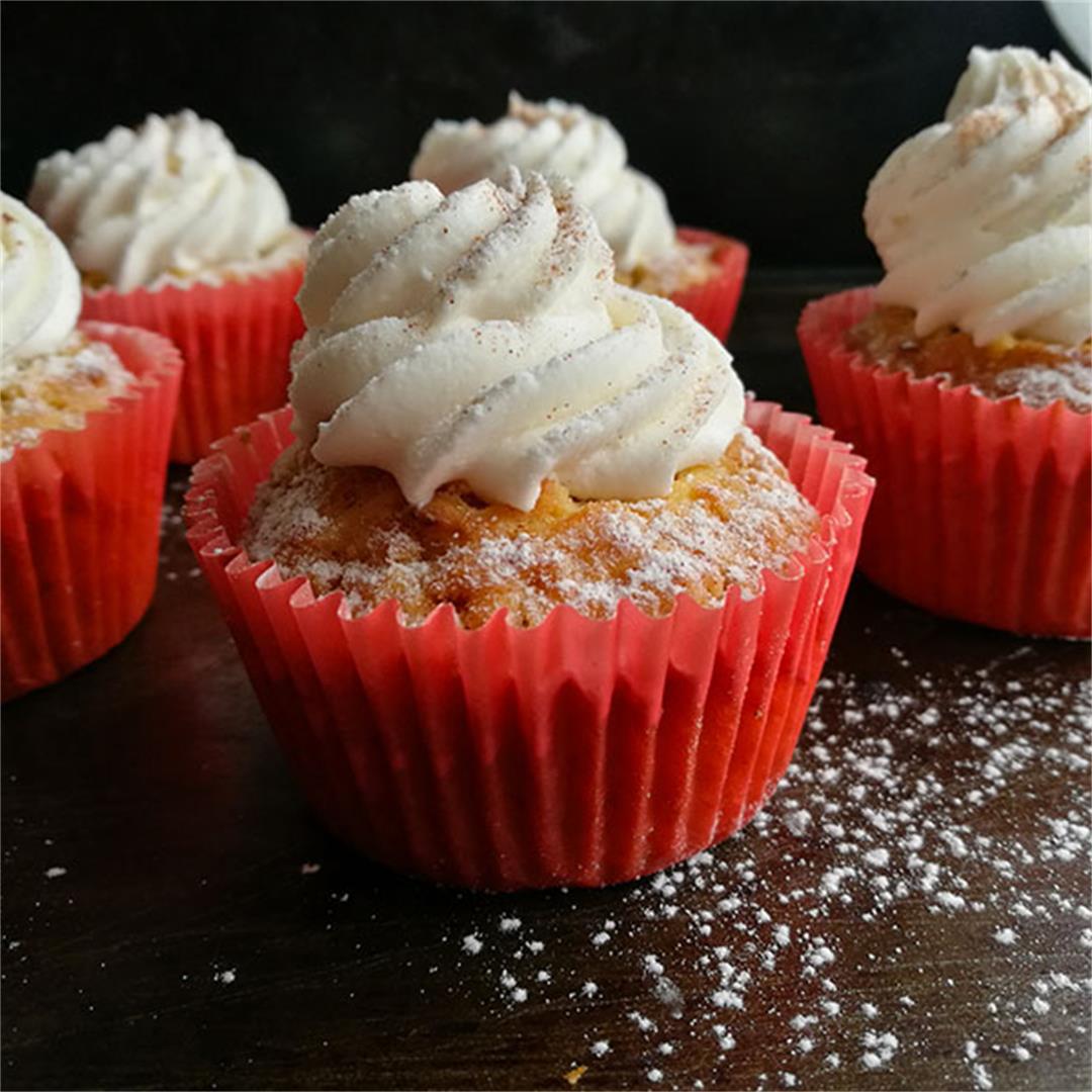 One Bowl Carrot Cupcakes ( Egg free )