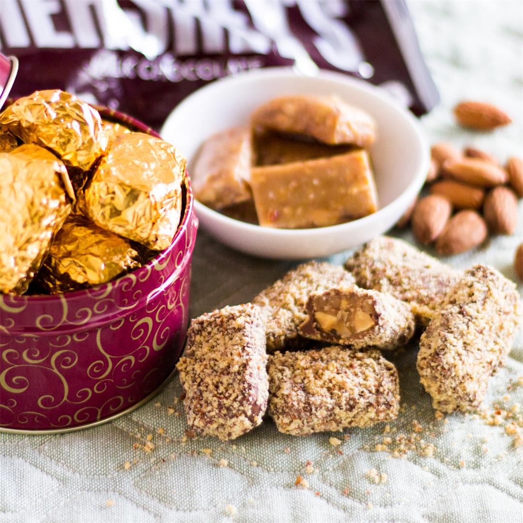 This English Toffee is a copycat version of Almond Roca®.