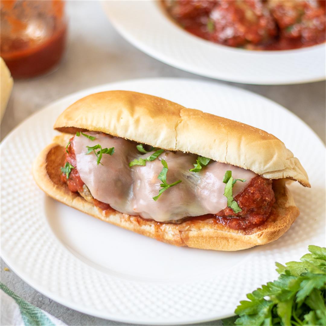 The BEST Meatball Subs