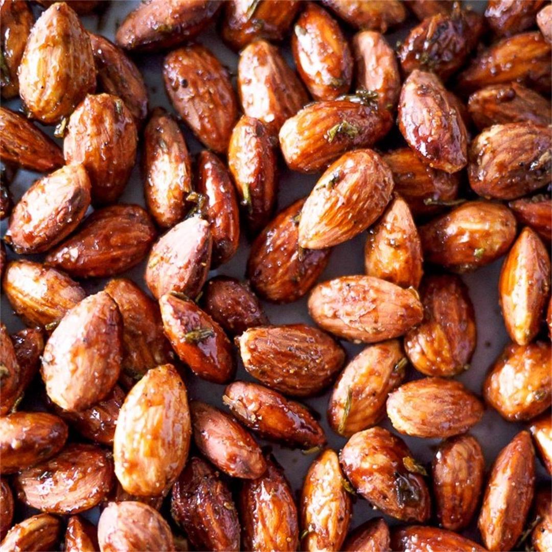 Rosemary Spiced Roasted Almonds
