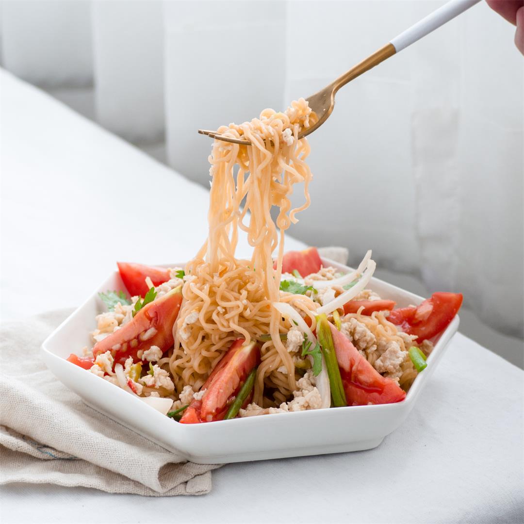 Thai Instant Noodle Salad