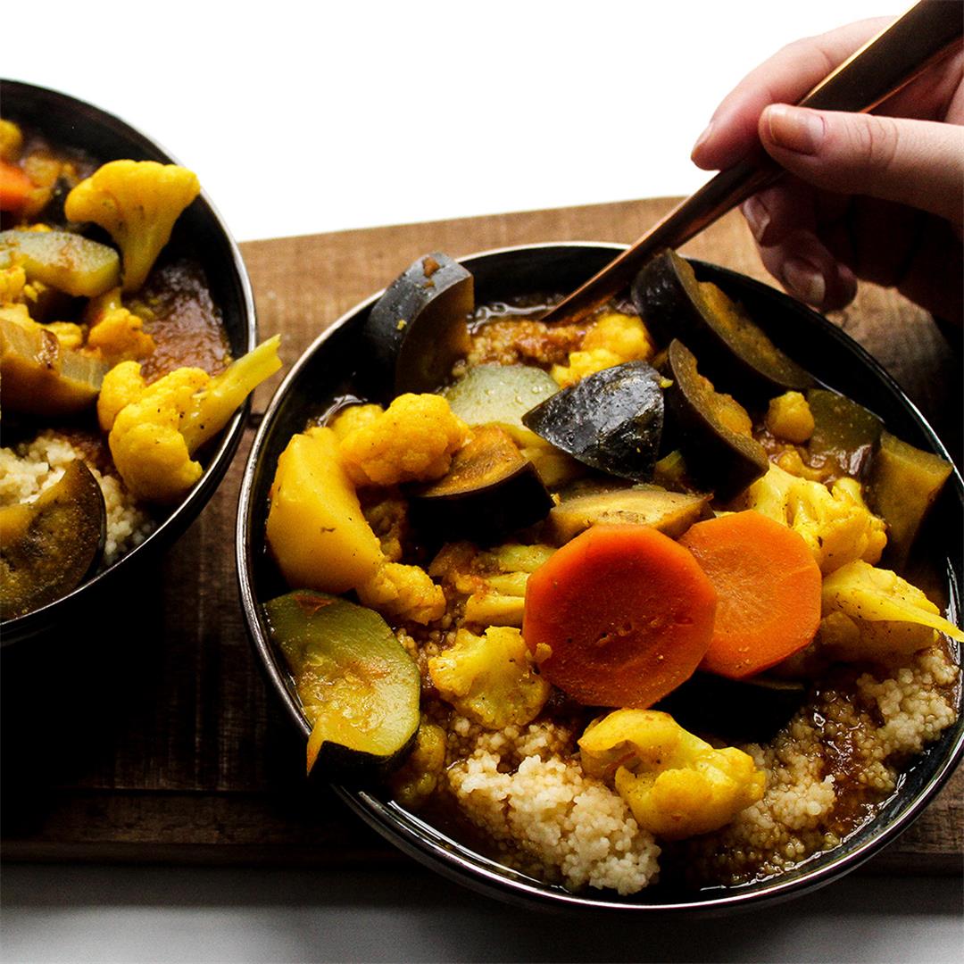 Vegan Moroccan couscous