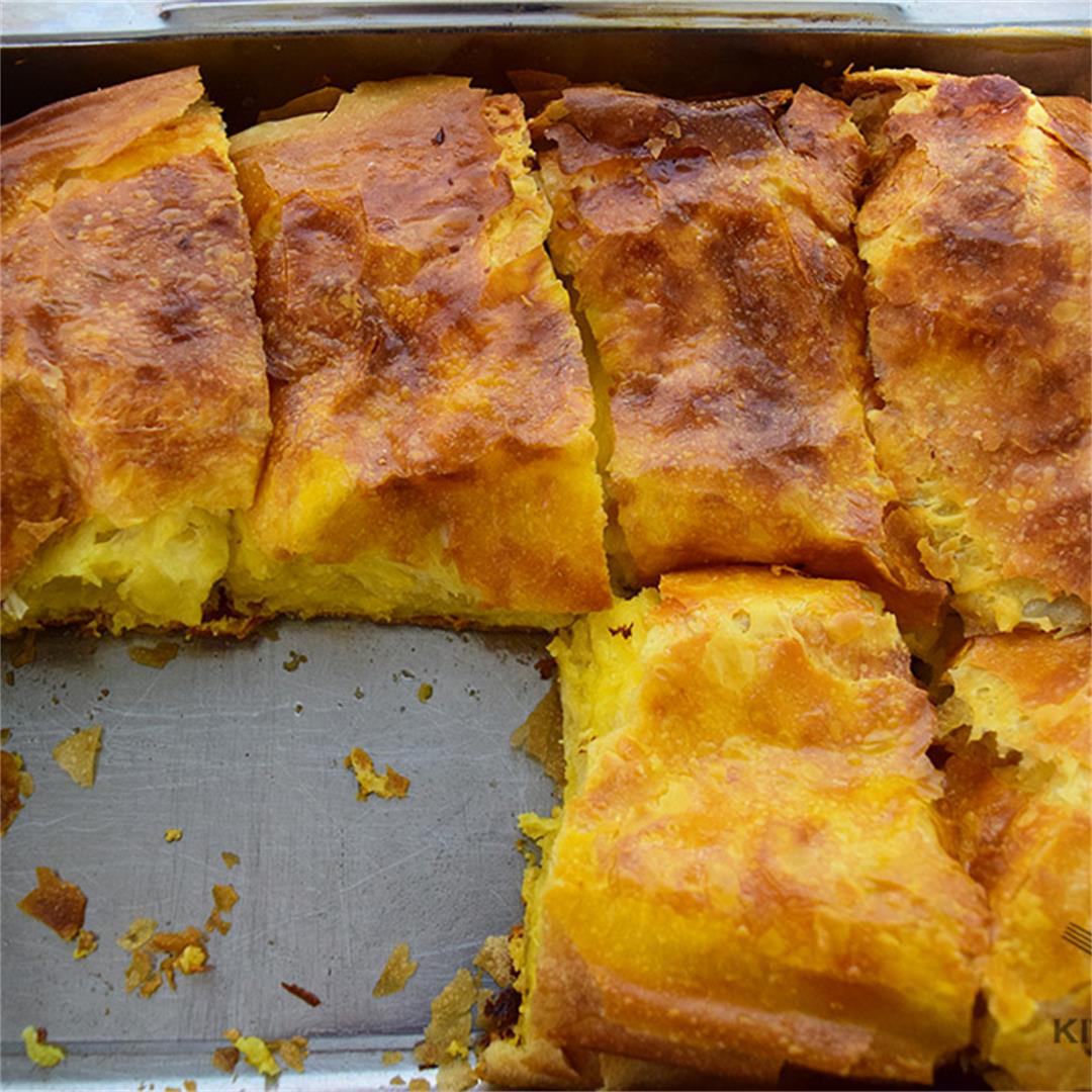 Gibanica – Traditional Balkan Cheese Pie Recipe