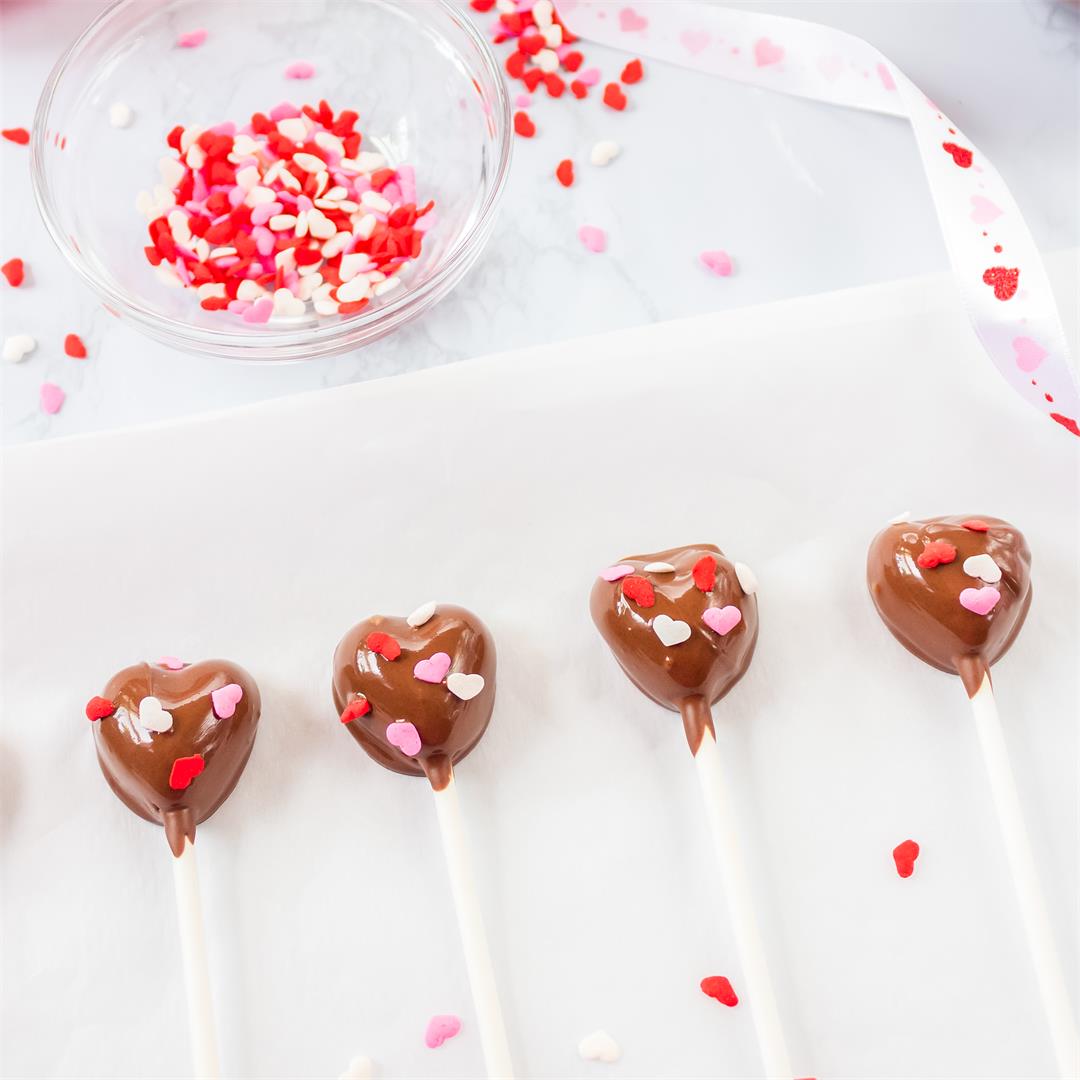 Chocolate Covered Jelly Hearts