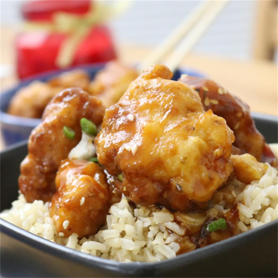 General tso's cauliflower take-out inspired recipe