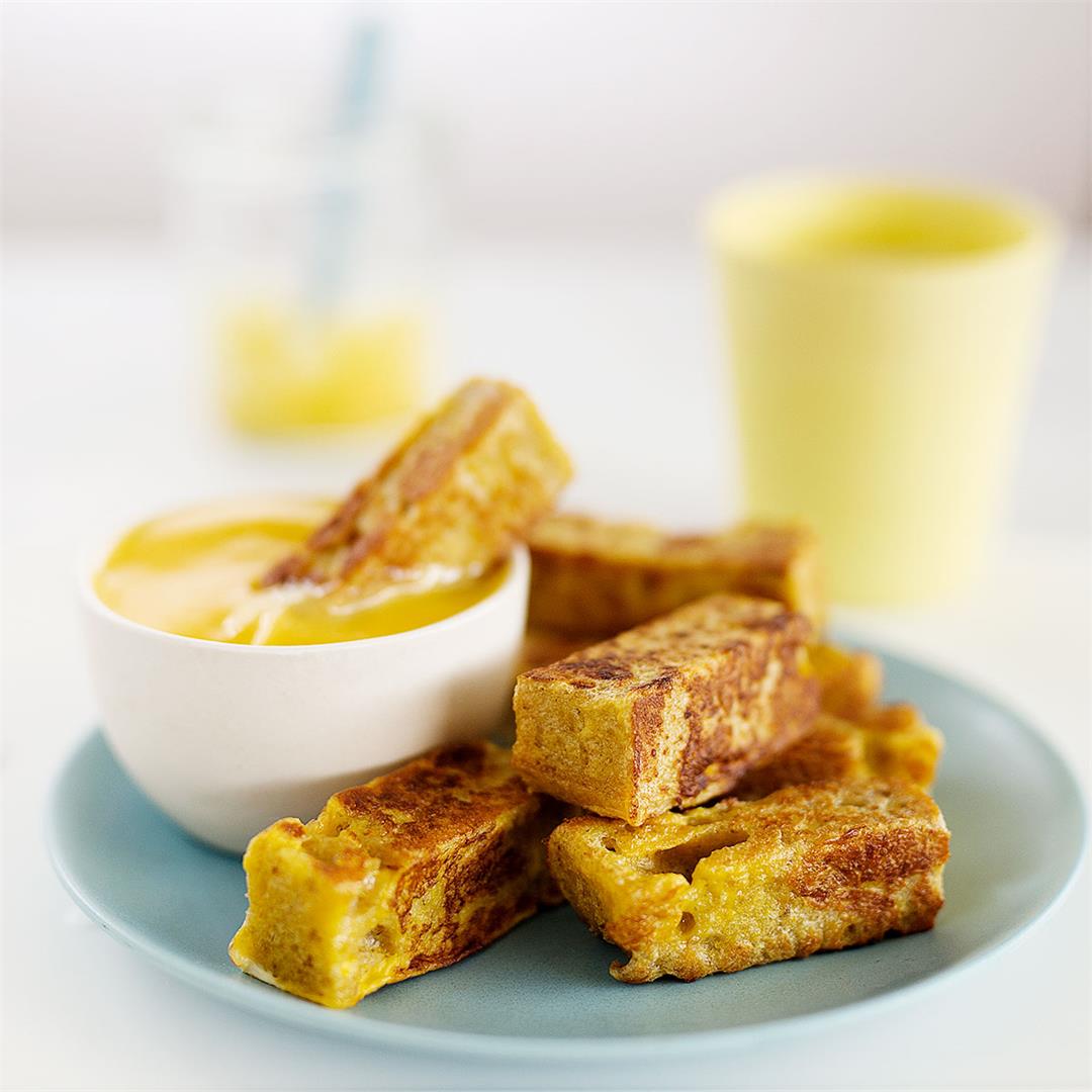 French Toast Sticks with Lemon Butter