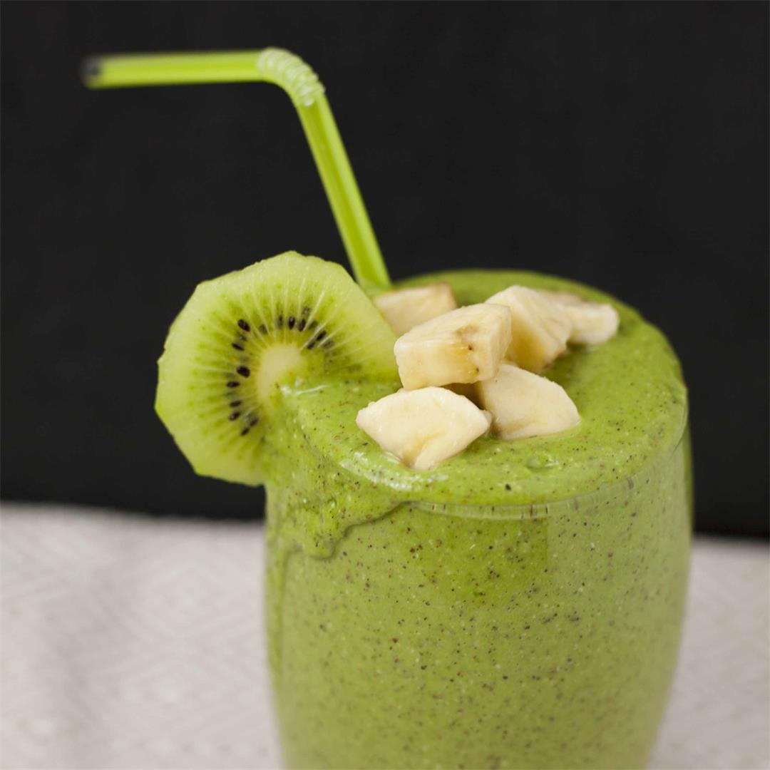 Green Lactation Smoothie (Kiwi, Banana, Spinach)