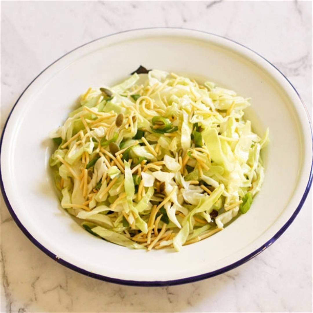 Cabbage & Crunchy Noodle Salad