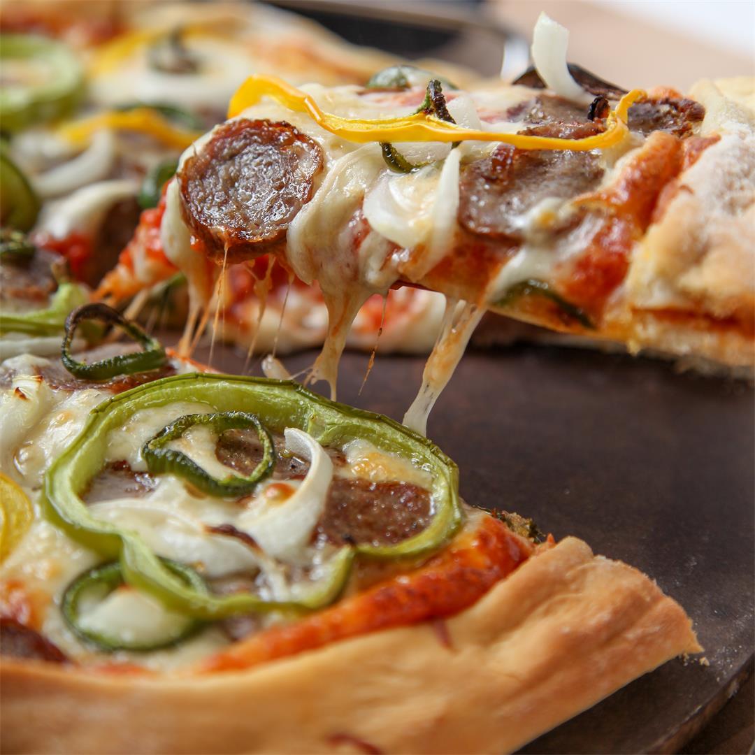Sausage and Pepper pizza