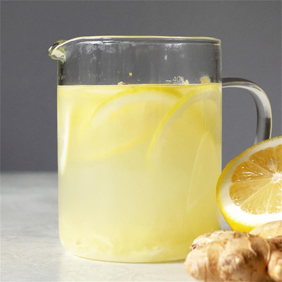 Quick and Easy Ginger Tea from Scratch