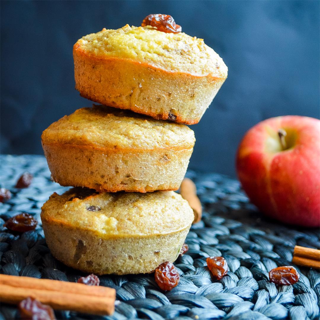 Gluten-free,Nut-free Apple Cinnamon Muffins