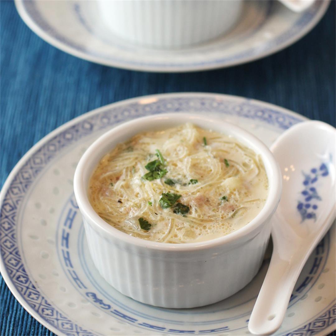 Herby Oven-Steamed Eggs